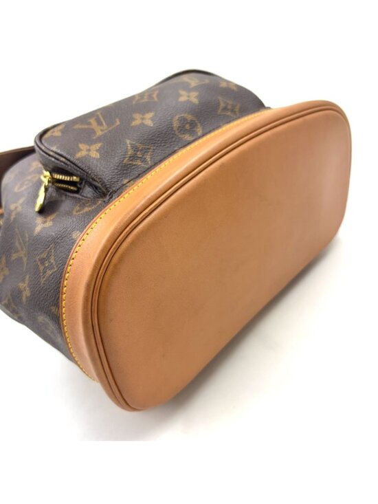 Louis Vuitton Montsouris Monogram Leather Brown Light Backpack Gold main image 14